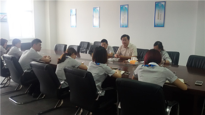 天泓集团领导班子赴各子开展“三严三实”专题调研